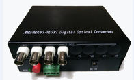 Grado ottico di industriale del ricevitore del trasmettitore della fibra 4ch 720P HD TVI/CVI/AHD