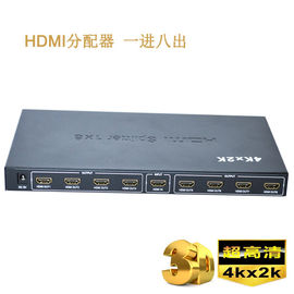 3D separatore 1 di HDMI dei separatori 1 x 8 del video 4K HD HDMI in 8 fuori