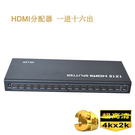 Porcellana 4K HDMI di 1.4b 1 x 16 separatore 1 di HD in 2 fuori in separatore di HDMI, video di sostegno 3D fabbrica