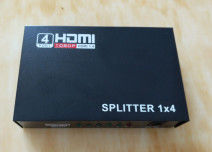 Porcellana Mini separatore 1 di 4K 1.4a HDMI in 4 fuori dentro (1 x 4) separatore di HDMI, supporto 3D 1080P 4K x 2K fabbrica