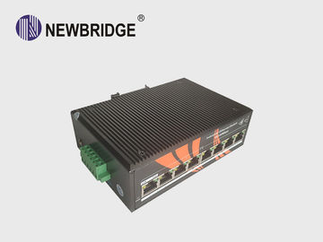 8 Port Unmanaged PoE Ethernet Switch IP40 Protect Grade Without Cooling Fan